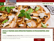 Tablet Screenshot of emilianospizza.com